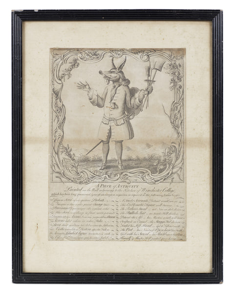 An engraving of the Trusty Servant by H. C. Brown, 1749