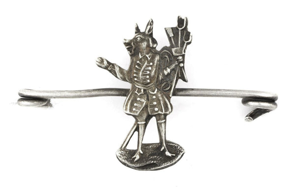 A Sterling silver Trusty Servant brooch by Sydney & Co., Birmingham, circa 1920