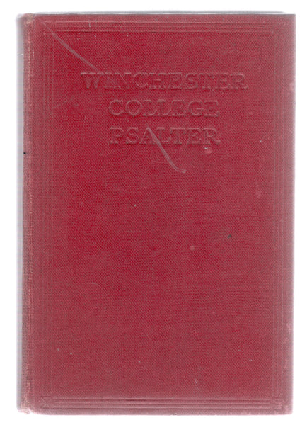 A Winchester College Psalter, 1936