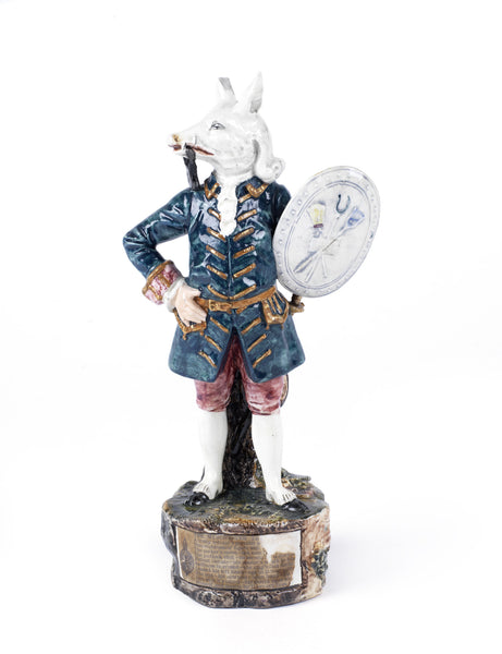 A European porcelain figure of the Trusty Servant, circa 1880